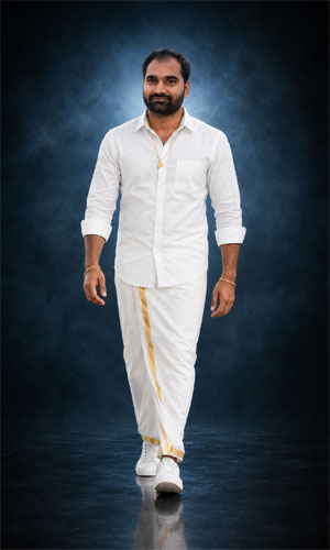 Royal White Traditional Look