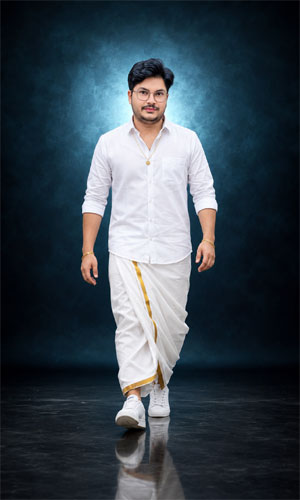 Royal White Traditional Look