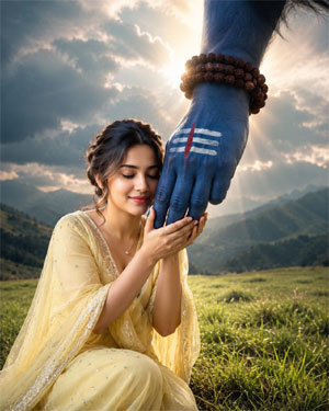 Har Har Mahadev Girls Photo Designs