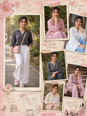 Stylish Girls Photo Frame