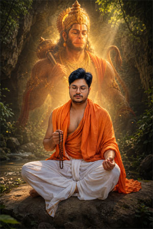 Hanuman Ji Blessing Boys Photo Designs