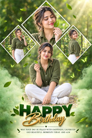 Happy Birthday Girls Photo Designs