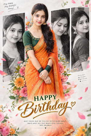 Happy Birthday Girls Photo Designs