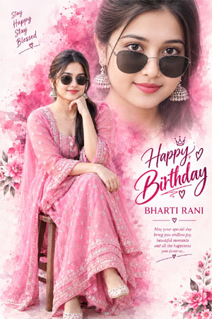 Happy Birthday Girls Photo Designs