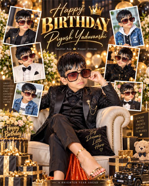 Happy Birthday Kids Photo Designs For Boys